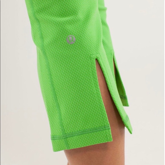 NWT Lululemon Gather & Crow Crop Frond Green - Picture 8 of 9